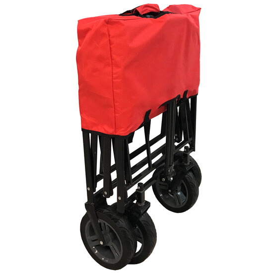 Outdoor Bolderwagen Rood/grijs