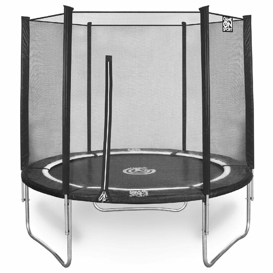 Game On Sport Jumpline Trampoline 305 cm Zwart met veiligheidsnet