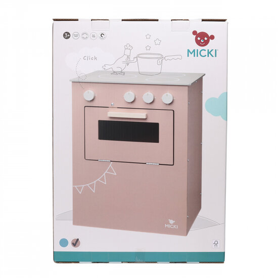 Micki Houten speelkeuken (roze)