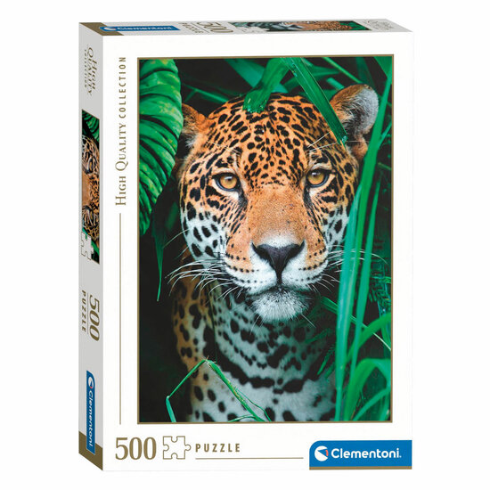 Clementoni Puzzel Jaguar in de Jungle, 500st.