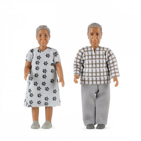 Lundby Poppenhuisfiguren opa &amp; oma &#039;Nikki&#039;