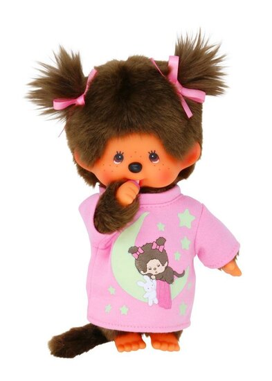 Monchhichi Glow in the dark meisje (20cm)