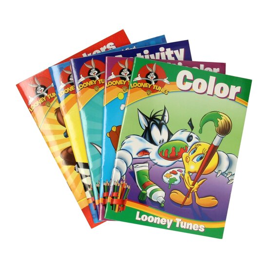 Looney Tunes Kleurboekenbox met Kleurpotloden