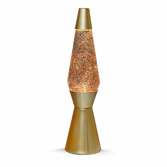 Lavalamp  Gold Glitter, 40cm