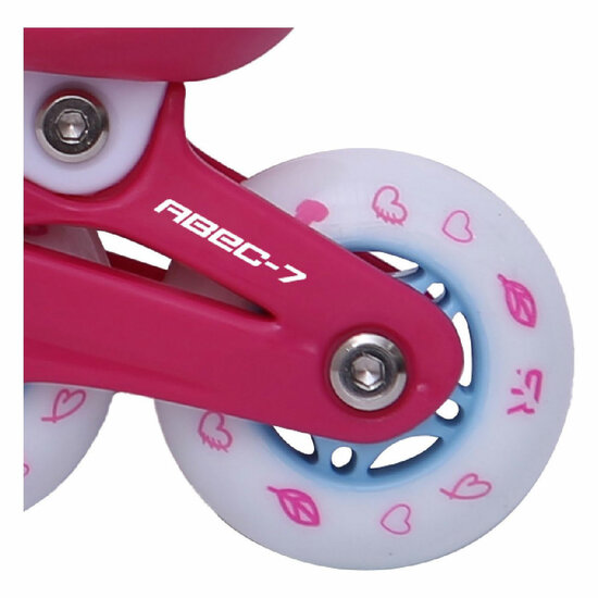 Street Rider Inline Skeelers Roze, Maat 30-33