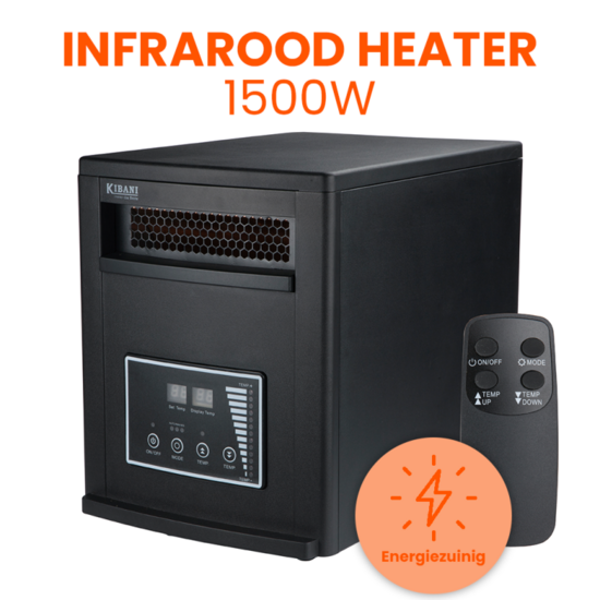 Kibani Infraroodheater 1500W