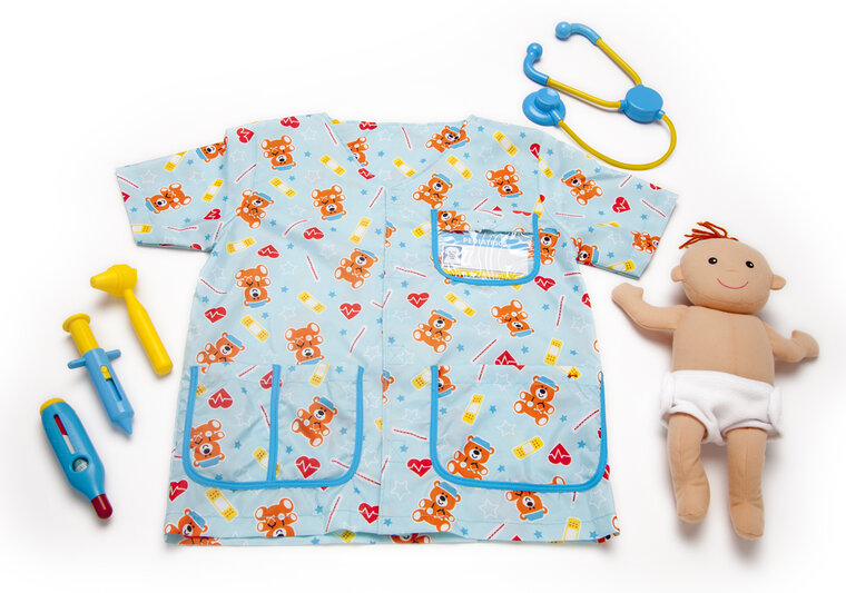 Melissa &amp; Doug  Verkleedkleding Babydokter