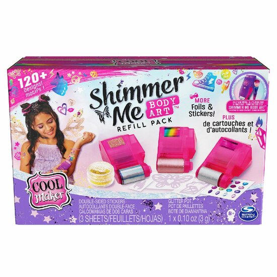 Cool Maker  Shimmer Me Body Art Refill Bundle