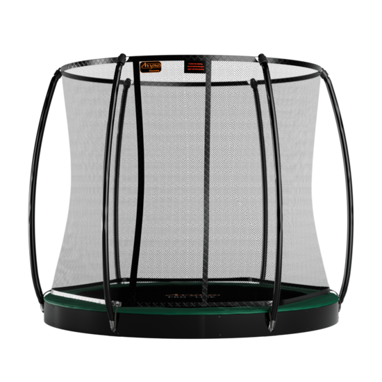 Avyna Trampoline FlatLevel &Oslash;305 met veiligheidsnet | Groen