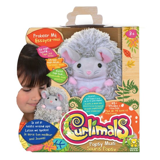 Curlimals Popsy the Mouse Interactieve Knuffel