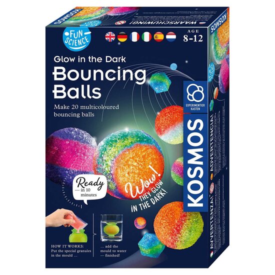 Kosmos Glow in the Dark Stuiterballen Maken, 20st.