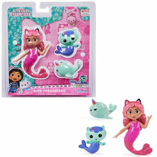 SwimWays Gabby&#039;s Dollhouse Dive 3 Pack