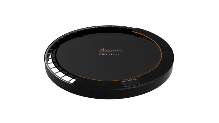 Avyna Trampoline FlatLevel &Oslash;245 met veiligheidsnet | Zwart