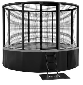 Akrobat Gallus PLUS Above ground Trampoline 480cm Anthracite/Black