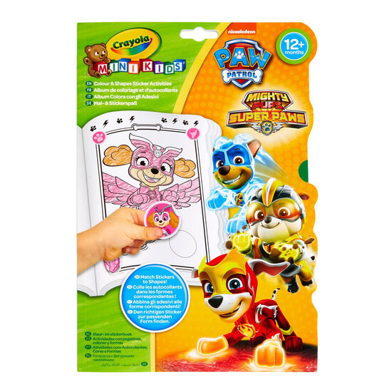 Crayola Mini Kids - Kleur- en Stickerboek PAW Patrol