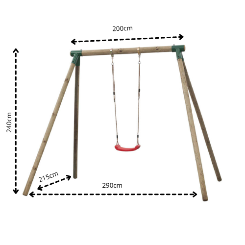 Houten Schommel Analies 290cm