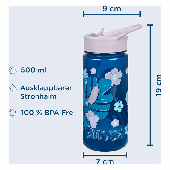 Areo Drinkfles Stitch, 500ml