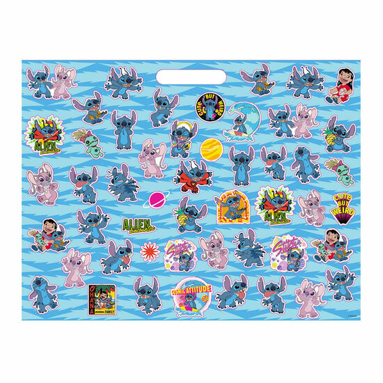 Tekenblok Lilo &amp; Stitch met Stickers en 3 Krijtjes, 40 Vellen