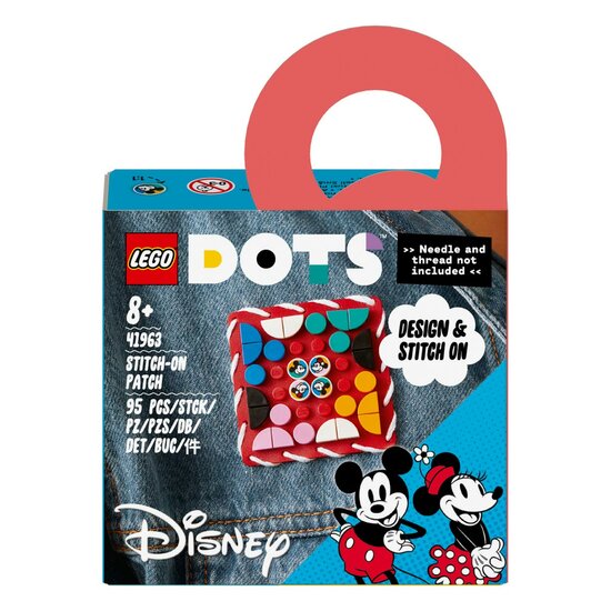 LEGO DOTS 41963 Mickey &amp; Minnie Mouse: Stitch-on patch