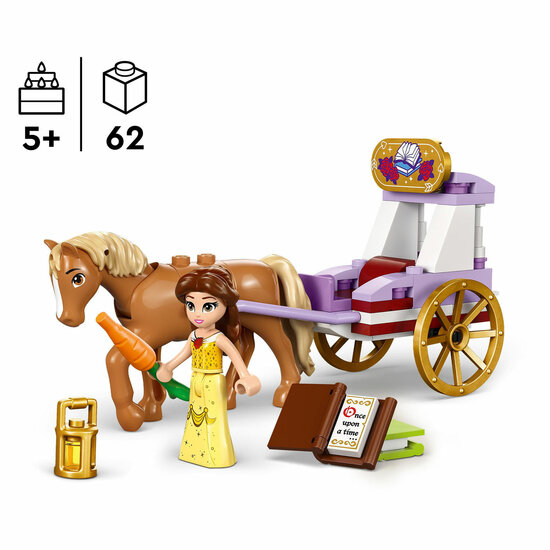 LEGO Disney Prinses 43233 Belle&#039;s Paardenkoets