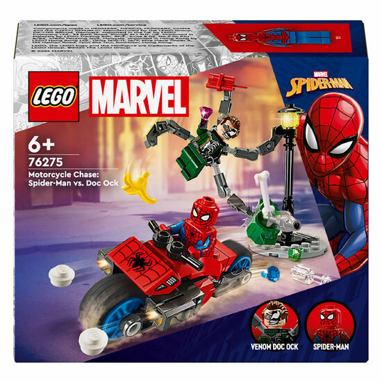 LEGO Super Heroes 76275 Motorachtervolging: Spider-Man vs. Doc Ock