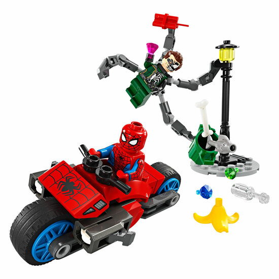 LEGO Super Heroes 76275 Motorachtervolging: Spider-Man vs. Doc Ock