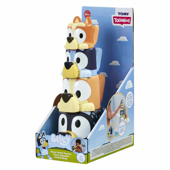 Tomy Bluey Familie Badbekers, 4dlg.