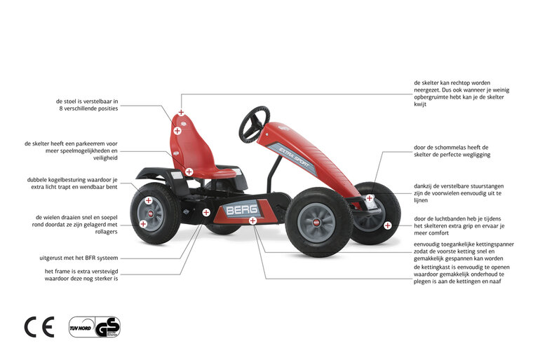 Skelter Berg XXL B.Super Rood BFR