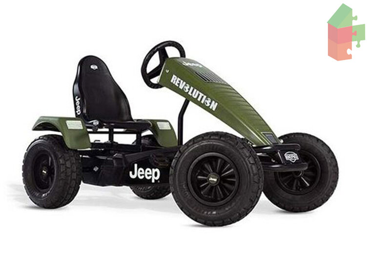 Skelter Jeep&reg; Revolution Pedal Go-Kart BFR XL groen