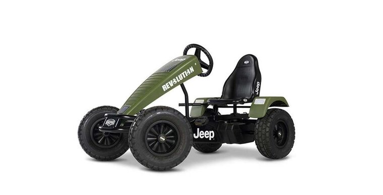 Skelter Jeep&reg; Revolution Pedal Go-Kart BFR XL groen