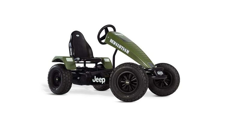 Skelter Jeep&reg; Revolution Pedal Go-Kart BFR-3 XL groen