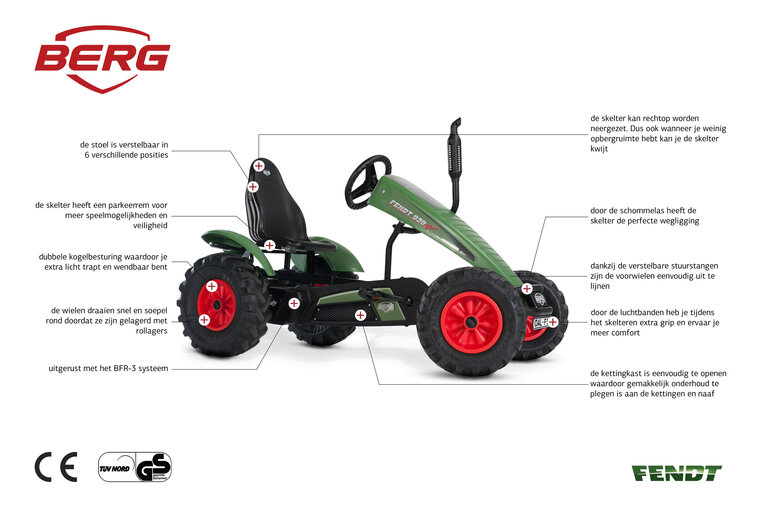 Skelter Berg Fendt BFR-3 XL groen