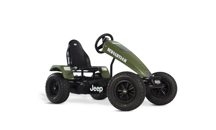 Skelter Jeep&reg; Revolution Pedal Go-Kart E-BFR XXL groen