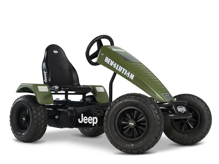 Skelter Jeep&reg; Revolution pedal go-kart XXL BFR groen