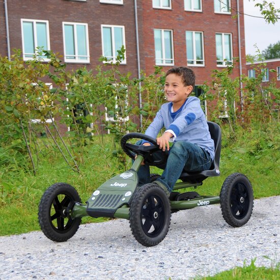 Skelter buddy Berg Jeep&reg; Junior Pedal Go-kart groen