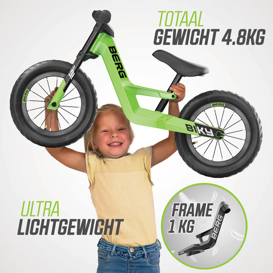 Loopfiets Berg Biky City Groen 32 cm