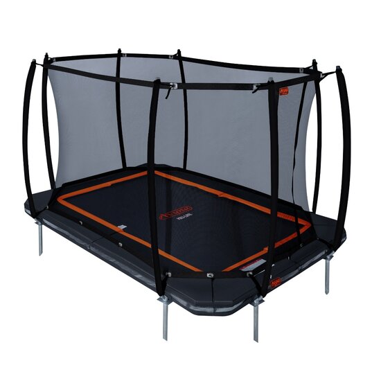 Avyna Trampoline InGround 340x240 (234) met net | Zwart