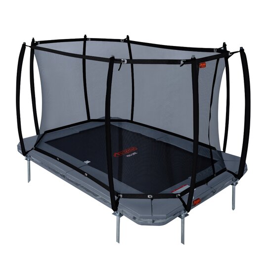 Avyna Trampoline InGround 380x255 (238) met net | Grijs