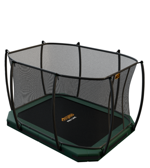 Avyna Trampoline InGround 380x255 (238) met net | Groen