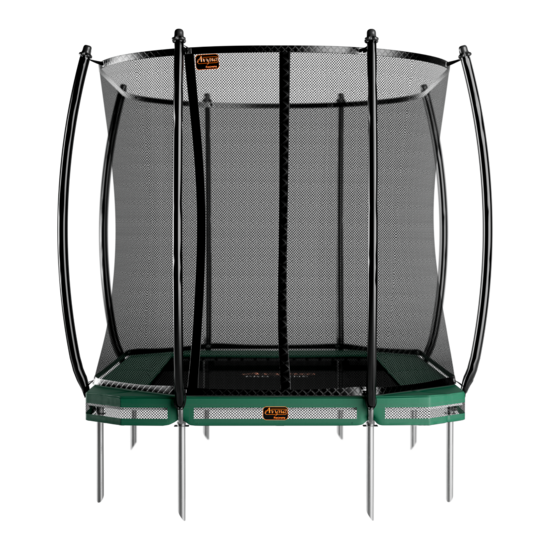 Avyna Trampoline InGround 380x255 (238) met net | Groen