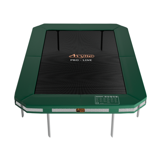 Avyna Trampoline InGround 380x255 (238) met net | Groen