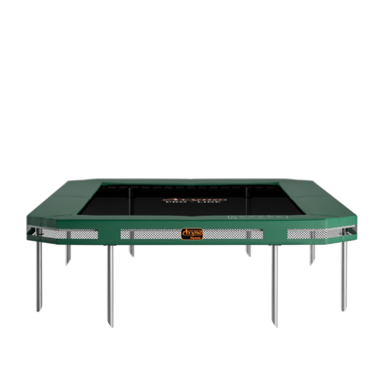 Avyna Trampoline InGround 380x255 (238) met net | Groen