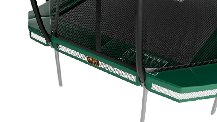 Avyna Trampoline InGround 380x255 (238) met net | Groen