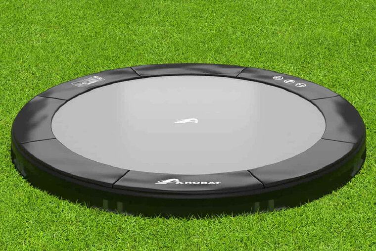 Trampoline AKROBAT PRIMUS INGROUND 365 (12ft) Zwart