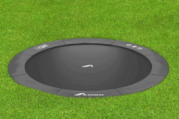 Trampoline AKROBAT PRIMUS FLAT 305 (10ft) Antraciet