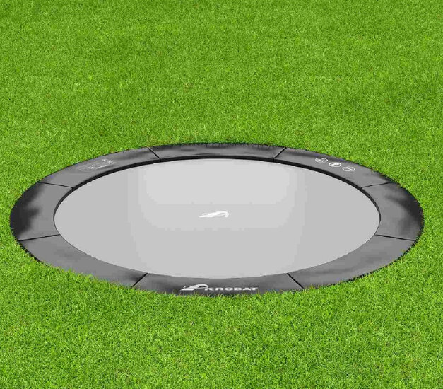 Trampoline AKROBAT PRIMUS FLAT 365 (12ft) Black