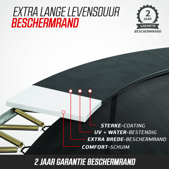 BERG SPORTS Ultim Rechthoek Champion FlatGround 330X220 Grijs