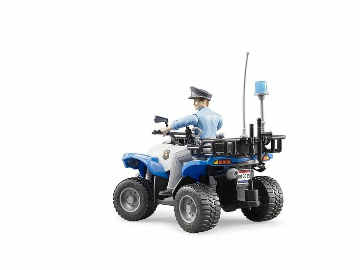 Bruder Politie Quad Met Politie Agent En Accessoires 1:16