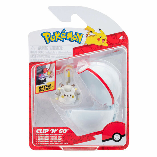 Pok&eacute;mon Clip &#039;N&#039; Go Togedemaru Premier Ball Speelset, 2dlg..