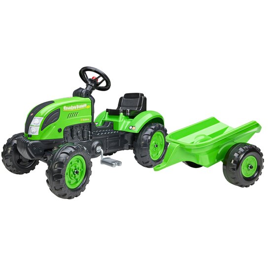 Falk Tractor Country Farmer Set Groen 2/5